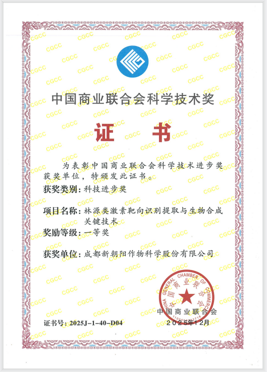 新朝阳荣获科学技术奖一等奖